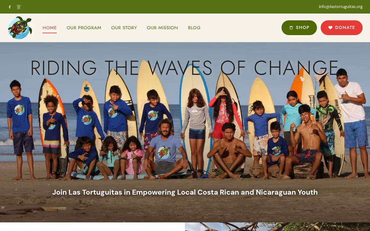 Las Tortuguitas website